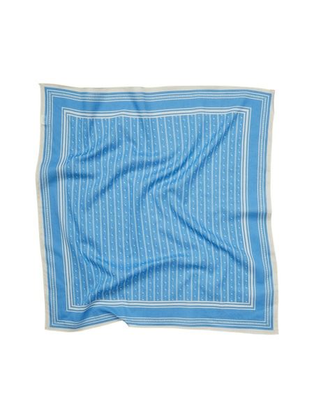BECK SÖNDERGAARD TØRKLÆDE, ZIGGA COTTA SCARF, PROVENCE BLUE